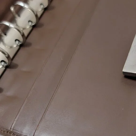 Gucci GG Monogram Canvas Planner / Agenda Brown Leather Trim Made in Italy - Picture 8 of 8